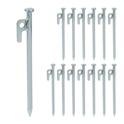 Afbeelding van tentharingen rotspen set van 14 20 cm metaal zilver