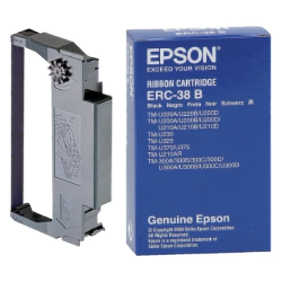 Afbeelding van Lint Epson S015244 voor ERC38 nylon zwart