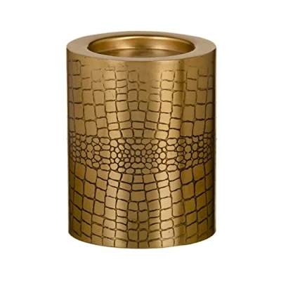 Afbeelding van Kaarshouder Gouden Metaal 12 x 15 cm