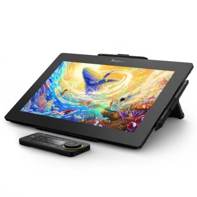 Afbeelding van Xencelabs Pen Display 16 Bundle 4K OLED Professionele Tekentablet met Scherm 16&quot; Draagbaar Tekendisplay Quick Keys, Mobiele Schildersezel en 2 Pennen voor Windows/macOS/Linux, Zwart