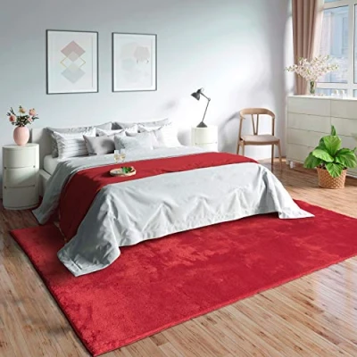Afbeelding van Mia&#039;s Teppiche Olivia woonkamertapijt, 100% polyester, rood, 160x230 cm