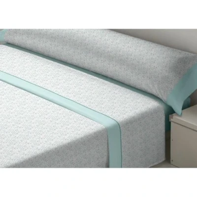 Afbeelding van Set beddengoed D&#039;Or LAVANDA Groen Bed van 150 Franela