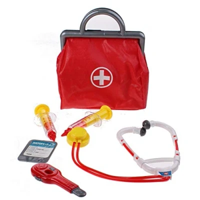 Afbeelding van Johntoy dokterstas met accessoires 6 delig