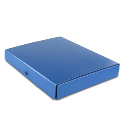 Afbeelding van Elba Documentenbox A4 van hard karton, 4 cm vulhoogte, blauw
