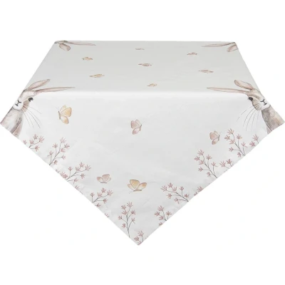 Afbeelding van Clayre &amp; Eef Beige Tafelkleed 100*100 cm REB01