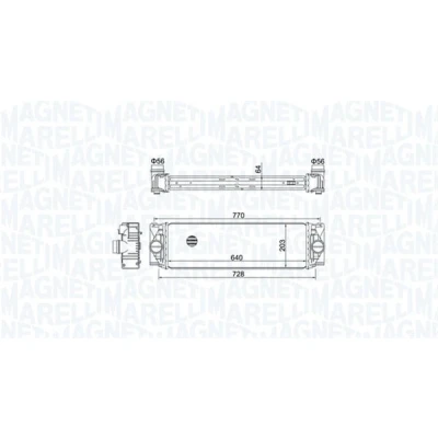 Afbeelding van Magneti Marelli Interkoeler 351319205050
