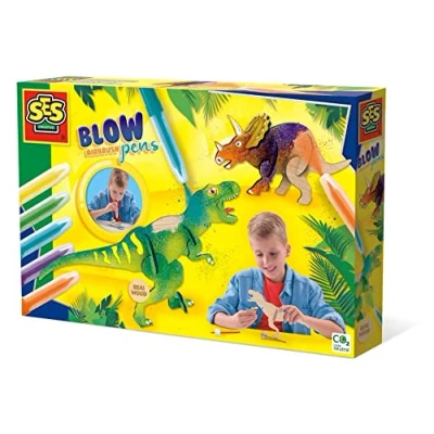 Afbeelding van Ses Creative Dino Blow Airbrush Pens