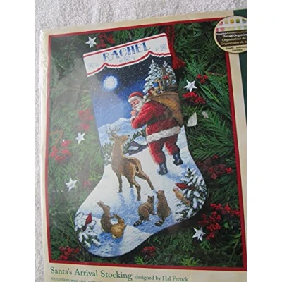 Afbeelding van Dimensions Getelde kruisstaafset, Santa&#039;s Arrival