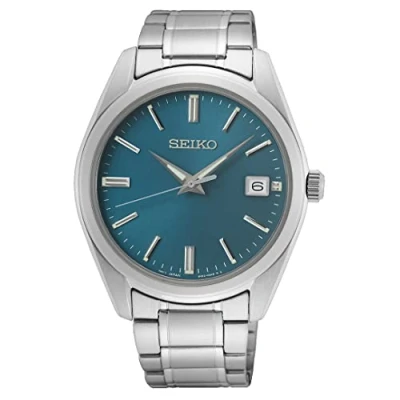 Afbeelding van Seiko SUR525P1 Horloge staal zilverkleurig blauw 40,2 mm