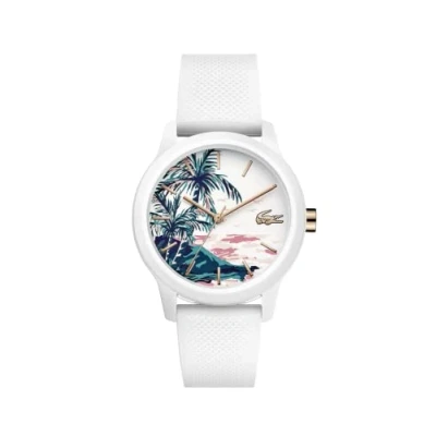 Afbeelding van Lacoste Dames analoog klassiek quartz horloge met siliconen band 2001085, Riem