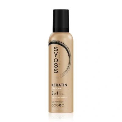 Afbeelding van Styling Mousse Keratin Syoss (250 ml)
