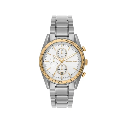 Afbeelding van Michael Kors heren Accelerator Horloge MK9112 in de kleur Zilver