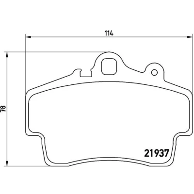 Afbeelding van Brembo Remblokset P 65 007