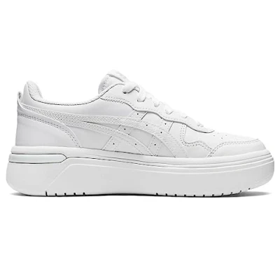 Afbeelding van Asics Sportstyle Japan S ST Sneakers laag, Dames, Maat: 42, White glacier grey Leer/ synthetisch