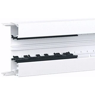 Afbeelding van Hager tehalit br wandgoot c profiel kunststof met koppelstuk bxdxl 170x68x2000mm wit ral9016 brn6517019016