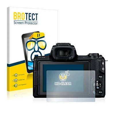 Afbeelding van BROTECT (2 Stuks) Schermbeschermer voor Canon EOS M50 Screen Protector Transparant