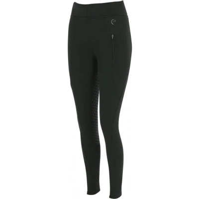 Afbeelding van EQUITHÈME Rijbroek Dolomyt Softshell Silicone Zit Zwart 32