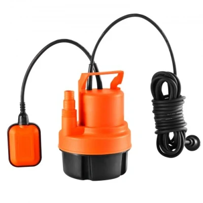 Afbeelding van VEVOR Vuilwaterpomp, 320 W, 6000 l/u hoge doorstroom, 7 m pomphoogte, dompelpomp, draagbare nuttige pomp met 3 lang netsnoer voor het wegpompen van water uit zwembad, tuinvijver, kelder