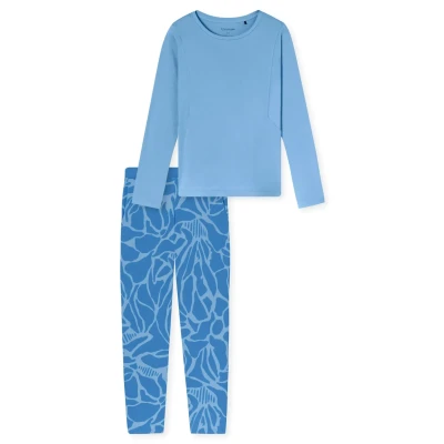 Afbeelding van Schiesser Modern Pyjama, Dames, Maat: Small, Hellblau