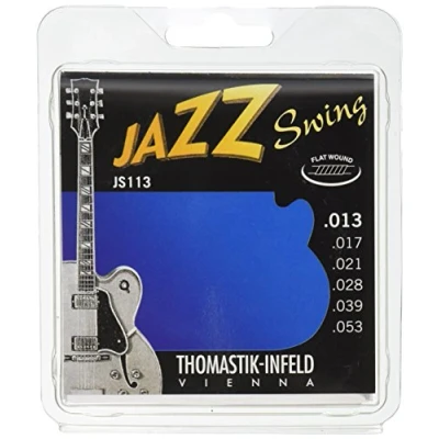 Afbeelding van JS113 E snaren 13 53 Jazz Swing Flat wound