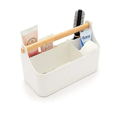 Afbeelding van simplywire Opbergsysteem voor make up Badkamercaddy (Wit)