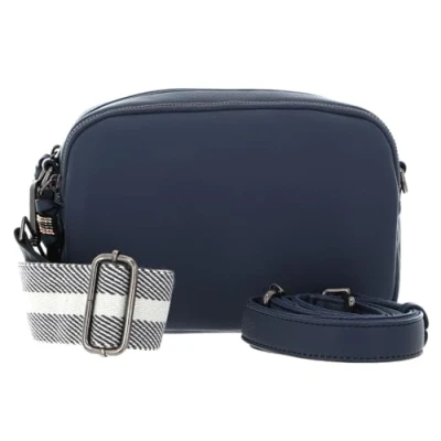 Afbeelding van FREDsBRUDER Leren Schoudertas Bestie Camera Bag Dusty Blue Blauwgrijs