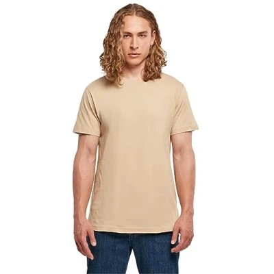 Afbeelding van Herenshirt &#039;Basic Round Neck&#039; met korte mouwen Union Beige 4XL