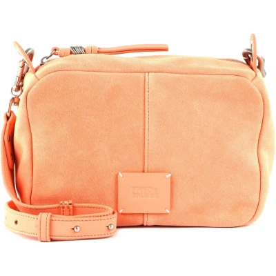Afbeelding van FREDsBRUDER Leren Schoudertas Lucin Box Crossbody Melon Oranje