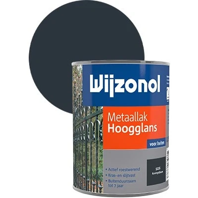 Afbeelding van Wijzonol Metaallak Hoogglans Koningsblauw 9226 750 ml