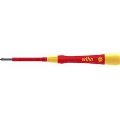 Afbeelding van Wiha 42380 Elektronica, VDE, Elektronica en fijnmechanica Kruiskop schroevendraaier PH 1 Koplengte: 65 mm