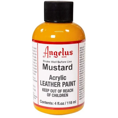 Afbeelding van Angelus leerverf Mosterd 118ml