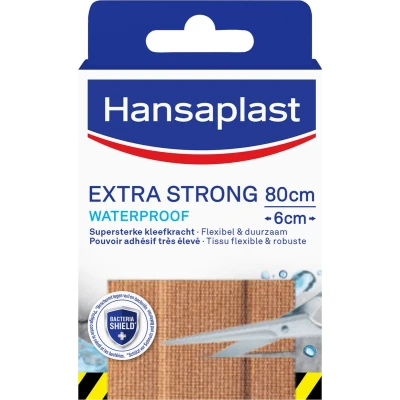 Afbeelding van 2x Hansaplast Extra Strong Waterproof 80 x 6 cm