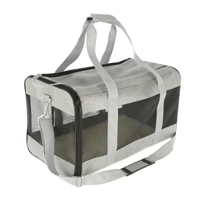 Afbeelding van Kerbl Pet 80579 dagelijkse draagtas, 52 x 31 cm, grijs, 1,21 kg
