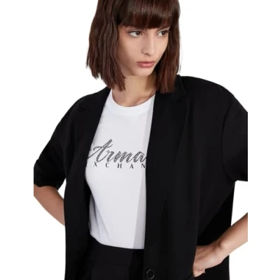 Afbeelding van Armani Exchange Tshirt print, Dames, Maat: XXL, Optic white