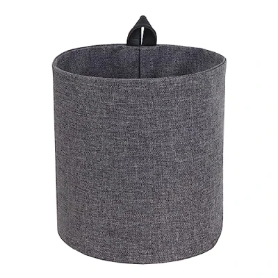Afbeelding van Bigso Zacht rond Hangende Opbergmand/Hamper, Klein, Grijs