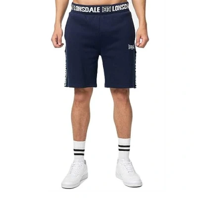 Afbeelding van Lonsdale Normale Passform BRAY Shorts, Heren, Maat: Small, Navy white