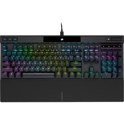 Afbeelding van Corsair K70 Rgb Pro Optisch mechanisch Gaming Toetsenbord Us Qwerty Backlit Led Opx Zwarte Pbt Keycaps Zwart