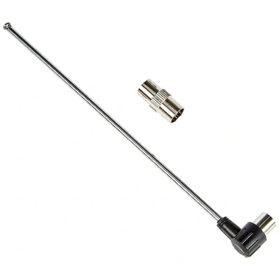 Afbeelding van FeinTech TZA00800 FM Telescopische Antenne met IEC stekker Adapter DAB DVB T