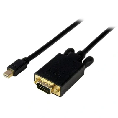 Afbeelding van StarTech.com 3 m lange Mini DisplayPort naar VGA adapterconverterkabel mDP 1920x1200 zwart