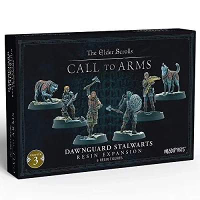 Afbeelding van The Elder Scrolls: Call To Arms Dawnguard Stalwarts Miniature Game Ongeschilderd