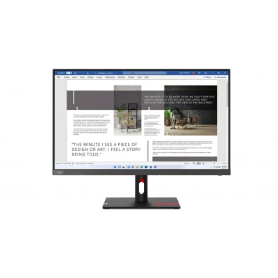 Afbeelding van Monitor Lenovo 63DFKAT4EU 27&quot; Full HD 100 Hz