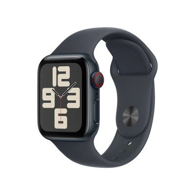Afbeelding van Apple Watch SE Cellular 40mm Midnight Aluminium Sport Band S/M (130 180mm)