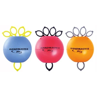 Afbeelding van Handmaster Plus Handtrainerset, vingertrainer, onderarmtrainer, 3 sterktes
