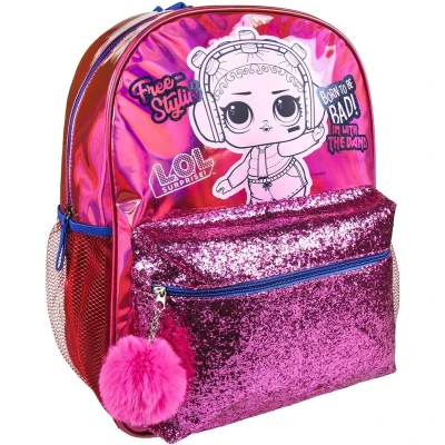Afbeelding van LOL Surprise Rugzak meisje Roze Glimmend Hoogte 40cm