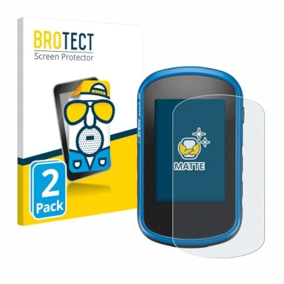 Afbeelding van BROTECT (2 Stuks) Antireflecterende Beschermfolie voor Garmin eTrex Touch 35 Anti Glare Screen Protector, Mat, Ontspiegelend
