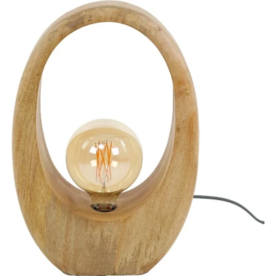 Afbeelding van AnLi Style Tafellamp 1L Arch wood L