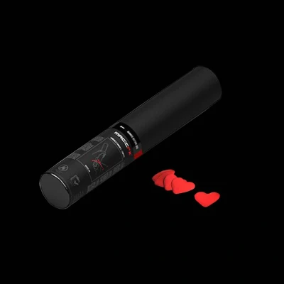 Afbeelding van MagicFX handmatige confetti shooter 28cm rode hartjes