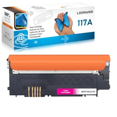 Afbeelding van LOSMANN 117A toner compatibel met HP W2073A chip voor Color Laser 150 a nw Series MFP 170 178 nwg 179 FNG fnw (magenta)