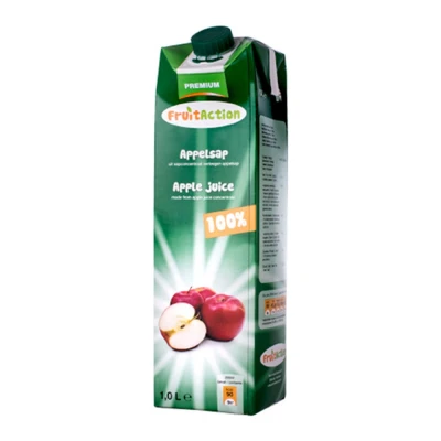 Afbeelding van Fruit Action Appelsap Pak 100% 6 x 1 liter