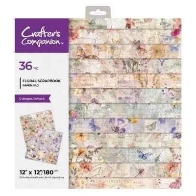 Afbeelding van CC Paperpad 30x30 cm Floral Scrapbook